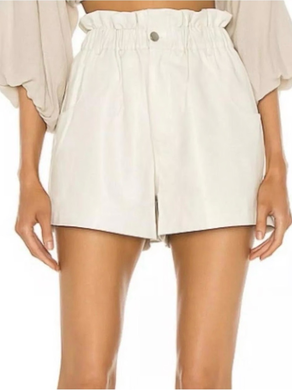 ASTR the Label Petunia Faux Leather Shorts
